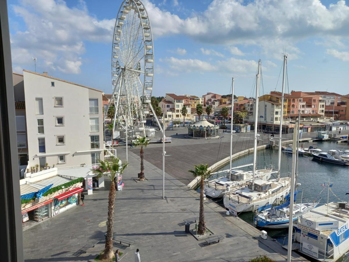 Apartamento Port Brescou, T3 En Duplex Climatise, Superbe Vue Sur Le Port Agde Exterior foto