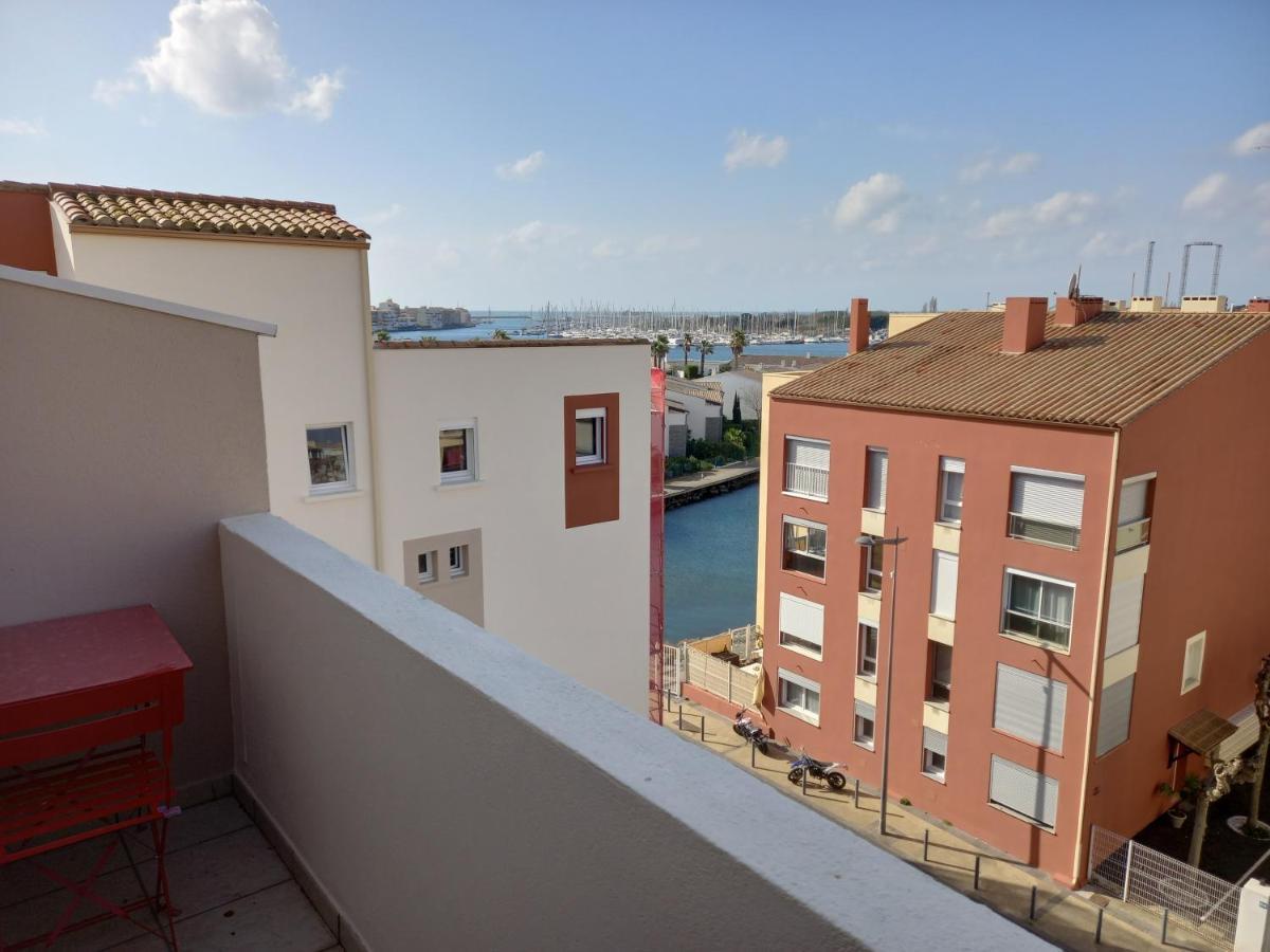 Apartamento Port Brescou, T3 En Duplex Climatise, Superbe Vue Sur Le Port Agde Exterior foto