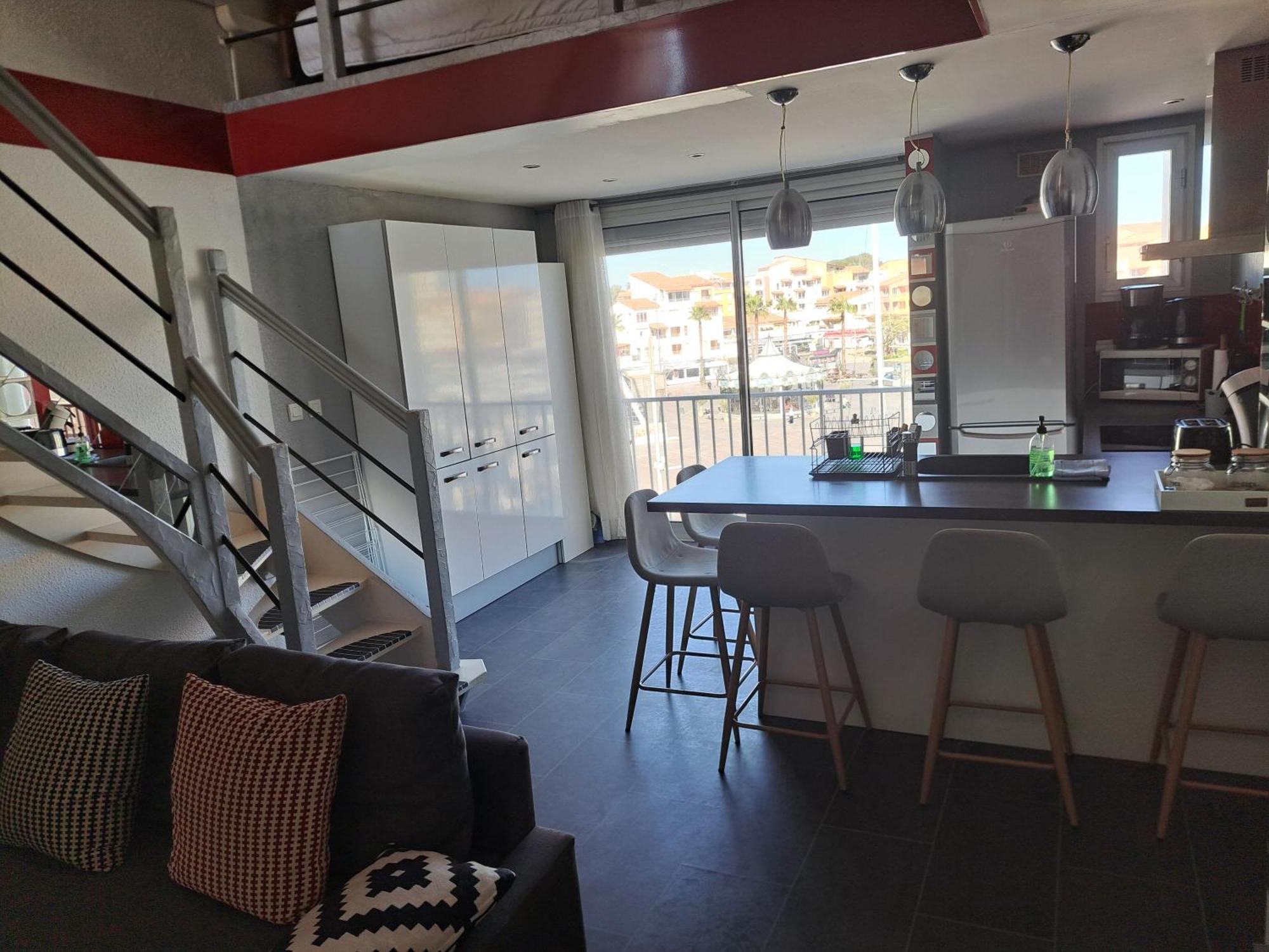 Apartamento Port Brescou, T3 En Duplex Climatise, Superbe Vue Sur Le Port Agde Exterior foto